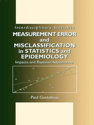 cover image of Measurement Error and Misclassification in Statistics and Epidemiology